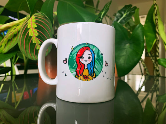 Pug Paw Print Mug - Emma & Roxy